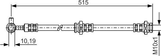 Тормозной шланг Bosch. Артикул 1 987 476 378