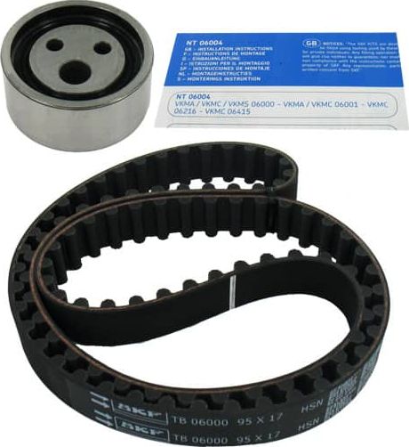 Ремень ГРМ с роликами (комплект) SKF. Артикул VKMA 06000