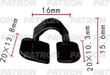 Клипса пластмассовая Audi,Seat,Skoda,Volkswagen шумоизоляция капота PATRON P37-1986 Patron. Артикул P37-1986