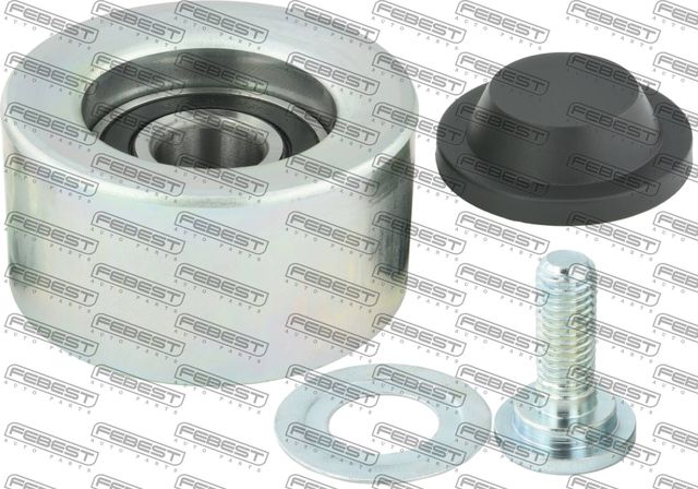Натяжной ролик (натяжитель) приводного поликлинового ремня Febest. Артикул 2987-RRSII