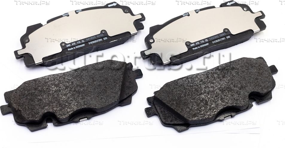 Тормозные колодки VAG передние для Audi A6 allroad IV (C8) 2018-2026. Артикул 4M0698151AP