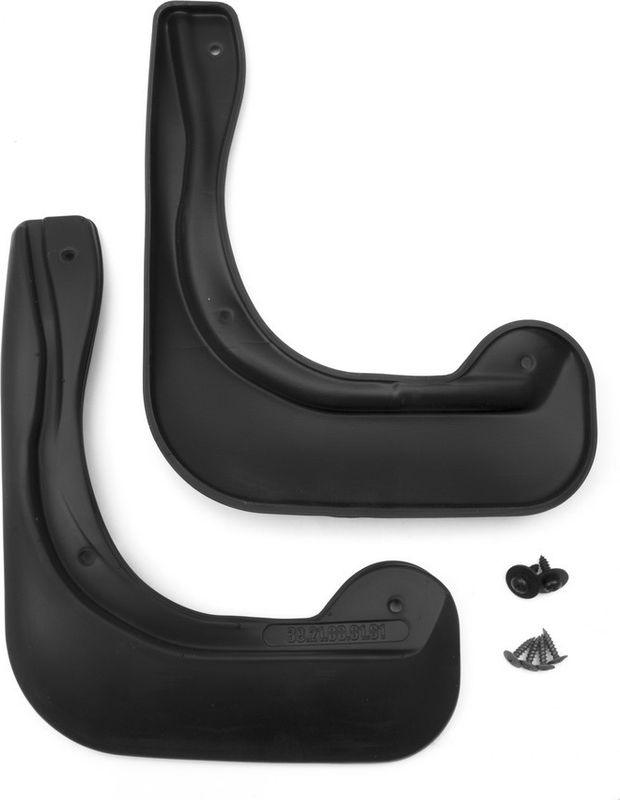 Брызговики Frosch (в пакете) передняя пара для Peugeot 408 седан 2012-2026. Артикул NLF.38.21.F10