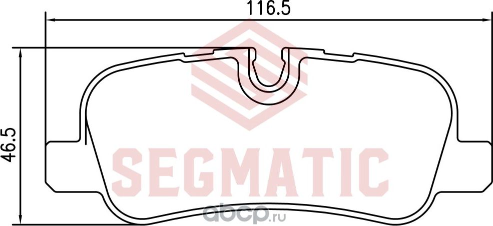 Колодка торм диск зад LAND ROVER DISCOVERY 2.7 2004 - 2009 LAND ROVER DISCOVERY (Segmatic). Артикул SGBP2765