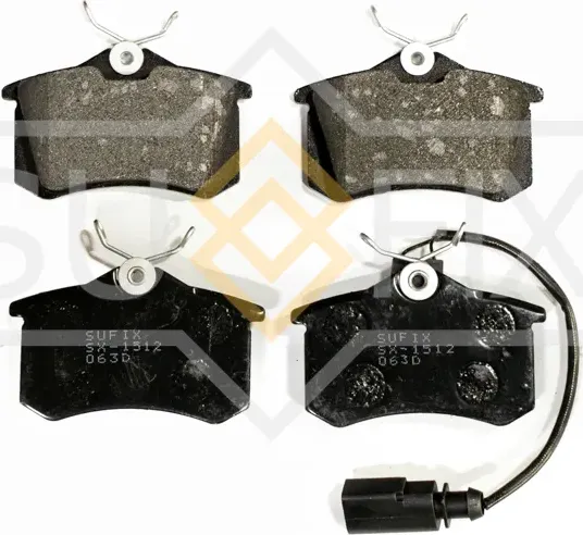 Колодки тормозные задние (Sufix). Артикул SX1512