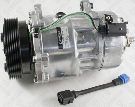 Компрессор кондиционера Stellox для Volkswagen Bora 1998-2013. Артикул 10-80018-SX