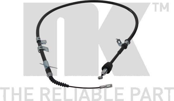 Трос ручника (тросик ручного тормоза) NK. Артикул 903533