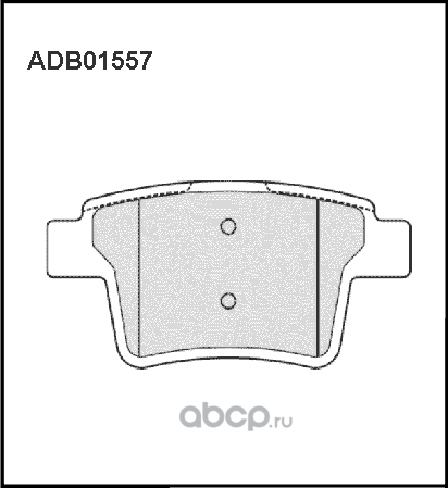 Колодки тормозные FORD Mondeo 3 (00-) (1.8/3.0) задние (4шт.) ALLIED NIPPON. Артикул ADB01557