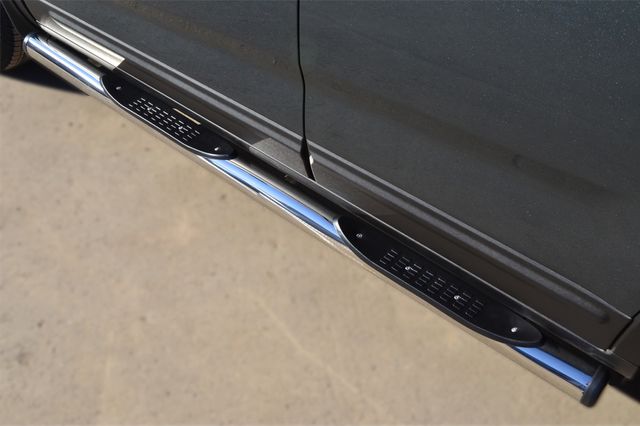 Защита порогов RusStal труба d76 с накладкой (вариант 2) для Kia Sorento II рестайлинг 2012-2026. Артикул KIT-0012692