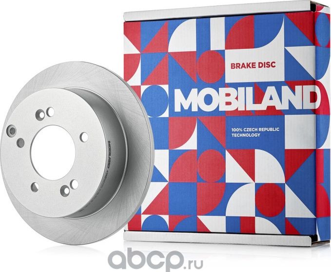 Диск тормозной задний невентилируемый D261,8мм HYUNDAI SONATA V (NF) (Mobiland). Артикул 416209330