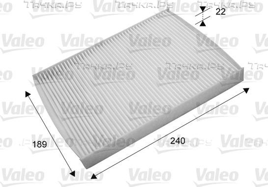 Салонный фильтр Valeo Essential для Ford Fiesta VI 2008-2019. Артикул 715660