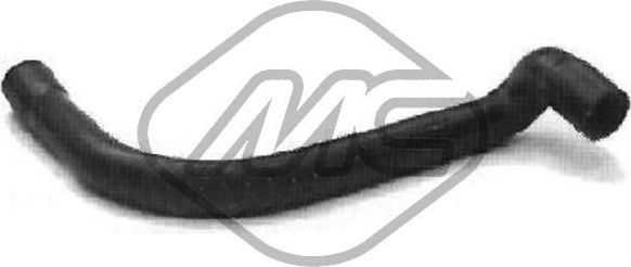 Патрубок радиатора (системы охлаждения) Metalcaucho верхний для Volkswagen Vento 1991-1998. Артикул 08398