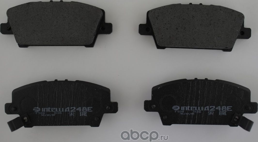 Колодки дискового тормоза передние для автомобилей (Intelli). Артикул D248E