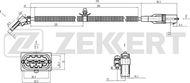 Датчик положения коленвала Zekkert. Артикул SE-4088