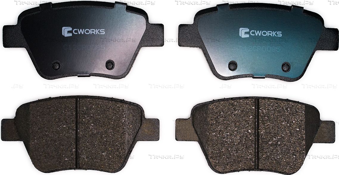 Тормозные колодки Cworks задние для SEAT Leon III 2013-2026. Артикул C12CR0085