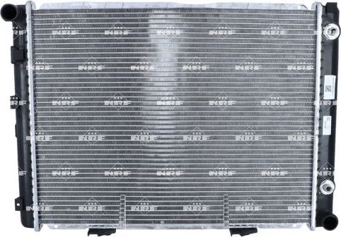 Радиатор охлаждения двигателя NRF (алюминий). Артикул 53866