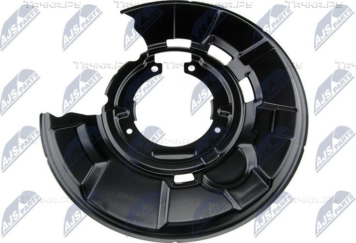 Кожух (щиток) тормозного диска NTY задний левый для BMW 1 I (E81/E82/E87/E88) 2004-2012. Артикул HTO-BM-004