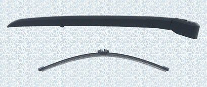 Поводок (рычаг) и щетка стеклоочистителя (дворника) Magneti Marelli. Артикул 000723180412