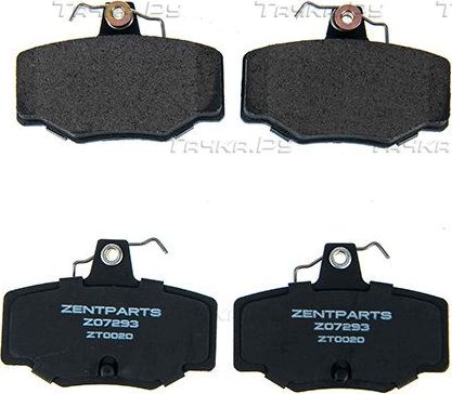 Тормозные колодки Zentparts. Артикул Z07293