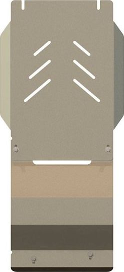 Защита алюминиевая Шериф (5 мм) для КПП и РК Isuzu D-MAX (Rodeo) 8 DH 2007-2012. Артикул 32.1153