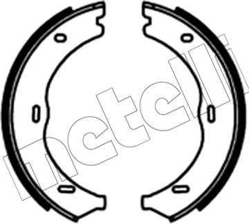 Тормозные колодки (стояночная тормозная система) Metelli. Артикул 53-0725