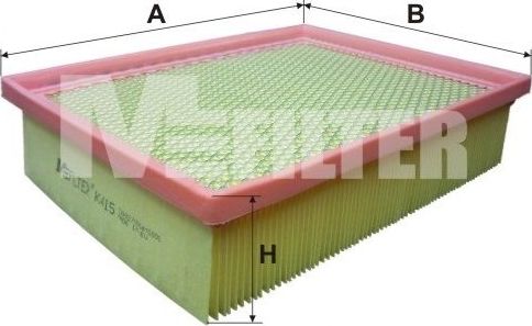 Воздушный фильтр MFilter. Артикул K 415