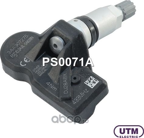 Датчик давления в шине (UTM). Артикул PS0071A