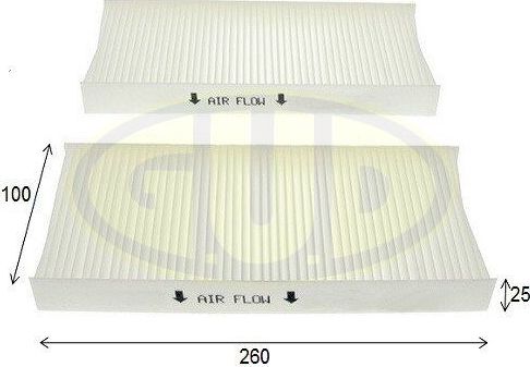 Салонный фильтр G.U.D.. Артикул GCF2623