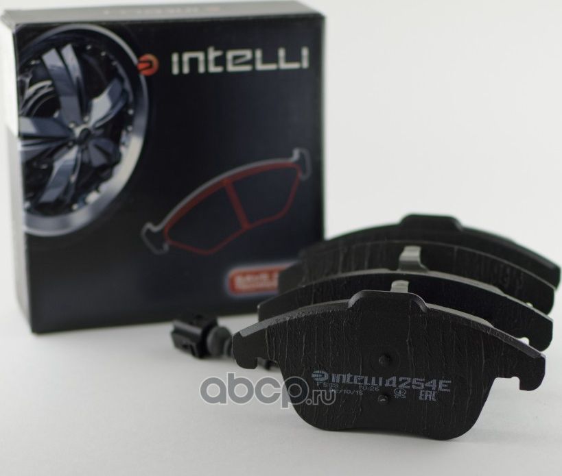 Колодки дискового тормоза передние для автомобилей (Intelli). Артикул D254E
