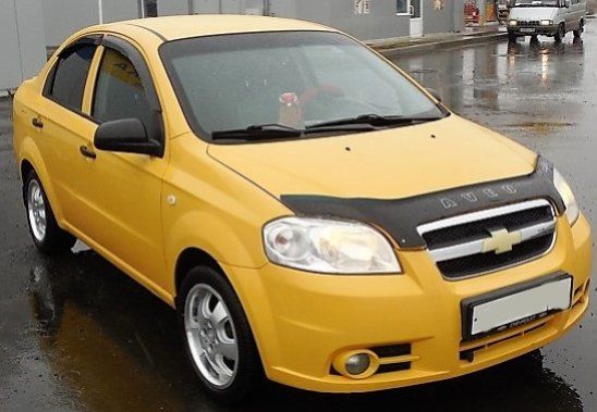 Дефлектор VT52 для капота Chevrolet Aveo I седан 2006-2011. Артикул CH02VT