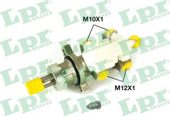 Тормозной цилиндр главный LPR (алюминий) для Ford Focus I 1998-2000. Артикул 1914