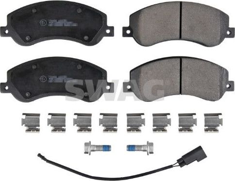 Тормозные колодки SWAG передние для Ford Transit VII 2006-2014. Артикул 50 91 6637