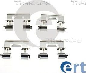 Комплект монтажный тормозных колодок задн MADA MPV 02-06, SUBARU TRIBECA 06 ERT. Артикул 420177