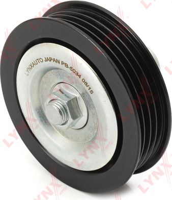 Натяжной ролик (натяжитель) приводного поликлинового ремня LYNXauto. Артикул PB-5034