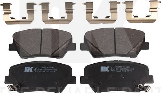 Тормозные колодки NK. Артикул 223449
