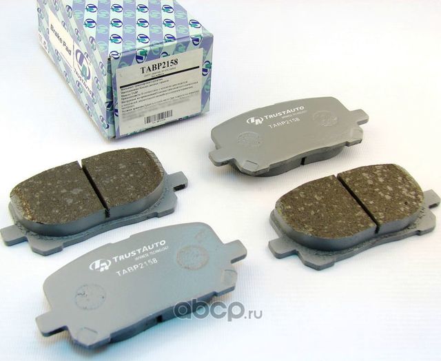 КОЛОДКИ ДИСКОВЫЕ (Trustauto). Артикул TABP2158