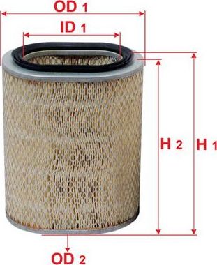 Воздушный фильтр Sakura. Артикул A-1035