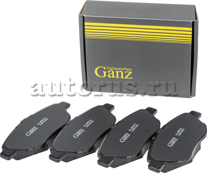 Колодки торм.пер. (Ganz). Артикул GIJ09019