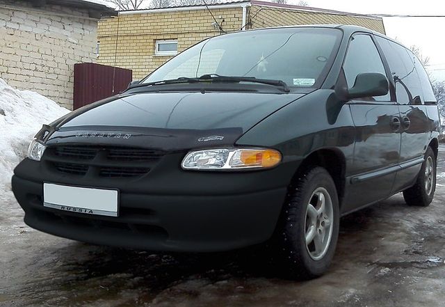 Дефлектор VT52 для капота Dodge Caravan III 1995-2001. Артикул DD06VT