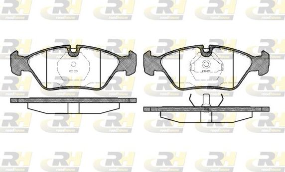 Тормозные колодки RoadHouse передние для Ferrari 328 1985-1989. Артикул 2139.00