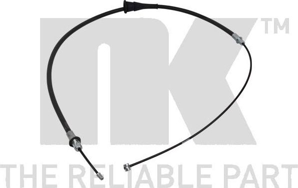 Трос ручника (тросик ручного тормоза) NK передний для Dodge Caravan IV 2001-2007. Артикул 909309