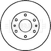 Тормозной диск Borg & Beck. Артикул BBD5123