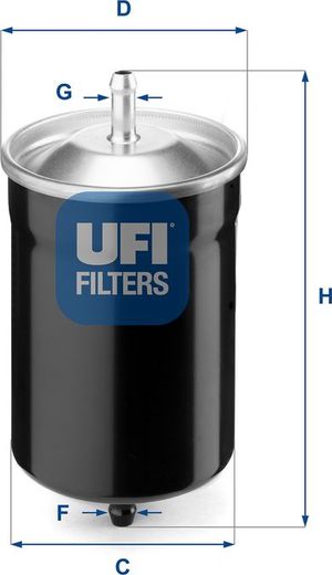 Топливный фильтр UFI для BMW 5 II (E28) 1981-1987. Артикул 31.500.00