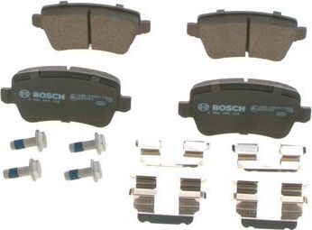 Тормозные колодки Bosch (Low-Metallic) задние для Fiat Croma II 2005-2010. Артикул 0 986 494 125