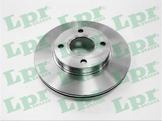 Тормозной диск LPR передний для Ford Fiesta IV 1998-2002. Артикул F1621V