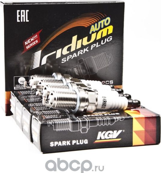 Свечи KGV Volvo C70 (2,4), S80 (2,8) (Iridium) KGV. Артикул BKR6EIX