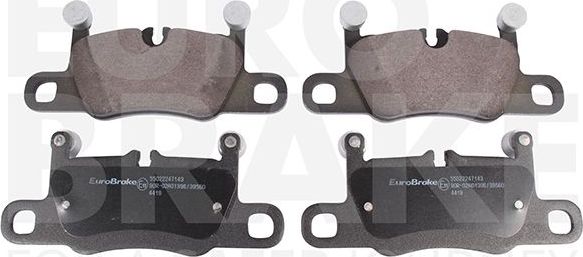 Тормозные колодки Eurobrake. Артикул 55022247143