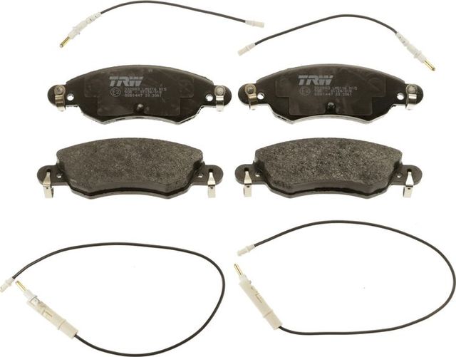 Тормозные колодки TRW передние для Citroen C5 I 2001-2008. Артикул GDB1447