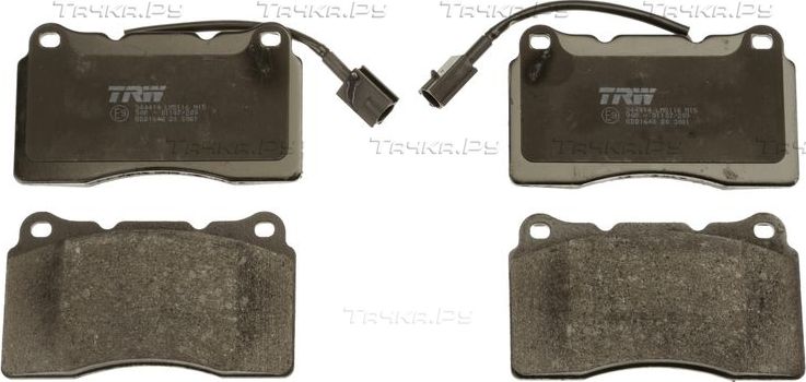 Тормозные колодки TRW COTEC передние для Lancia Kappa 1998-2001. Артикул GDB1648