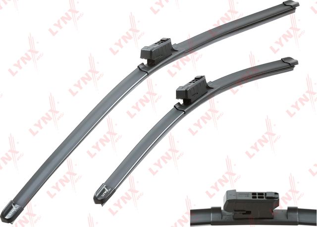 Щетки стеклоочистителя (дворники) LYNXauto для Audi A1 II (GB) 2018-2026. Артикул XF6545B