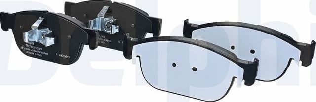 Тормозные колодки Delphi (Low-Metallic). Артикул LP3256